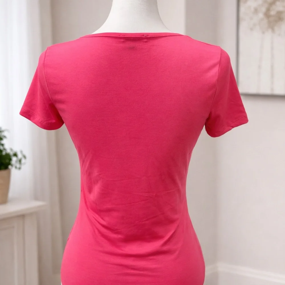 White Birch Pink Zippered Women's Bodysuit NWOT